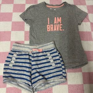 Xersion Gray and Blue Kids Matching Set